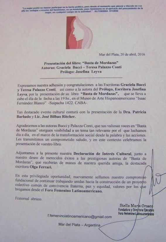Basta de Mordazas